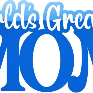 WORLDS GREATEST MOM GLOSS BLUE