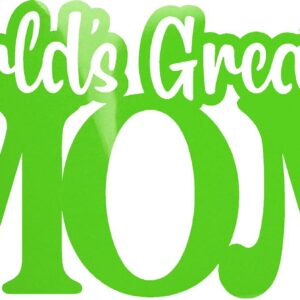 WORLDS GREATEST MOM GLOSS GREEN