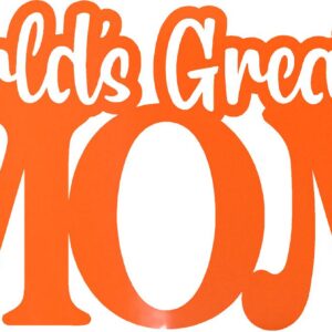 WORLDS GREATEST MOM GLOSS ORANGE